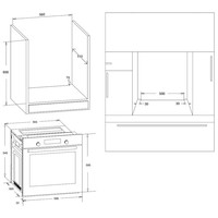 Электрический духовой шкаф Korting OKB 370 CMX - фото2