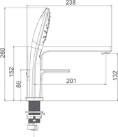 Смеситель Gappo G1117-8 - фото2