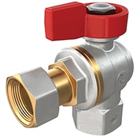 Фитинг Giacomini Кран шаровой угловой c вн. резьбой R781P-1 3/4" R781PX014 - фото
