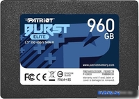 SSD Patriot Burst Elite 960GB PBE960GS25SSDR - фото
