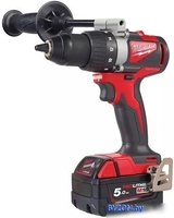 Дрель-шуруповерт Milwaukee M18 BLDD2-502X 4933464515 (с 2-мя АКБ, кейс) - фото2