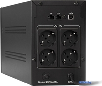 Источник бесперебойного питания ExeGate SpecialPro UNB-2200.LED.AVR.EURO.RJ.USB - фото2
