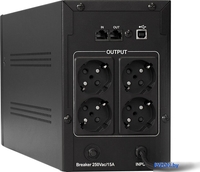 Источник бесперебойного питания ExeGate SpecialPro Smart LLB-2000.LCD.AVR.EURO.RJ.USB - фото2