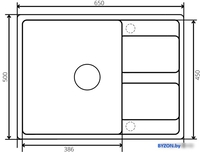 Кухонная мойка ZorG Apollo 65 (черный опал) - фото2