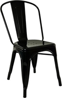Стул Stool Group Tolix (черный глянцевый) - фото