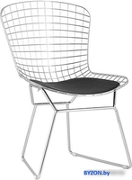 Стул Stool Group Bertoia (хром/черная подушка) - фото