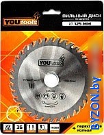 Пильный диск Yourtools Z36 125/22мм - фото