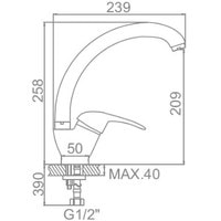 Смеситель Ledeme L5902F - фото2