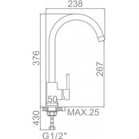 Смеситель Ledeme L4299U - фото2