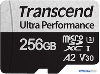 Карта памяти Transcend microSDXC 340S 256GB (с адаптером) - фото2