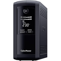 Источник бесперебойного питания CyberPower Value Pro VP700ELCD - фото