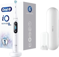 Электрическая зубная щетка Oral-B iO 8n (белый, 1 насадка) - фото