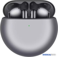 Наушники Huawei FreeBuds 4 (мерцающий серебристый, международная версия) - фото2