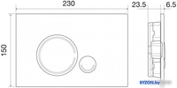 Панель смыва BelBagno Sfera BB015-SR-CHROME - фото2