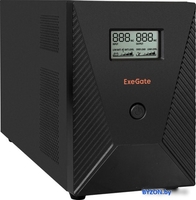 Источник бесперебойного питания ExeGate SpecialPro Smart LLB-3000.LCD.AVR.4SH.RJ.USB EP287660RUS - фото