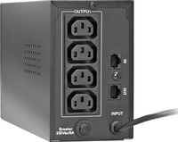 Источник бесперебойного питания ExeGate Power Back BNB-400.LED.AVR.C13.RJ - фото2