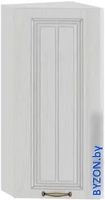 Шкаф навесной Трия Лина 1В3Т (белый) - фото
