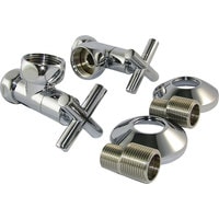 Американка Stinox Комплект с крестообразным вентилем 3/4"x1/2" 971 (хром) - фото
