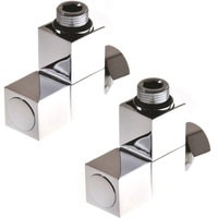Американка Stinox Комплект с квадратным вентилем 3/4"x1/2" 957 (хром) - фото