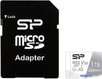 Карта памяти Silicon-Power Superior microSDXC SP001TBSTXDA2V20SP 1TB (с адаптером) - фото