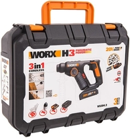 Перфоратор Worx WX394.3 (с 1-м АКБ, кейс) - фото2