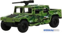 Игрушечный транспорт Технопарк Армейский Внедорожник HUMVEPICKUP-12MIL-GN - фото