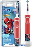 Электрическая зубная щетка Oral-B Kids Spiderman D100.413.2K - фото