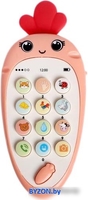 Музыкальная игрушка Zabiaka Крошка-Моркошка 5148882 (розовый) - фото