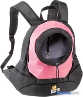 Рюкзак-переноска Ferplast Kangoo L 85748316 (черный/розовый) - фото