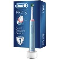 Электрическая зубная щетка Oral-B Pro 3 3000 Cross Action D505.513.3 (голубой) - фото2