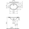 Умывальник Vitra Arkitekt 58.5x45 (6069B003-0012) - фото2