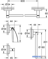 Набор для туалета Grohe Essentials 40776001 - фото2