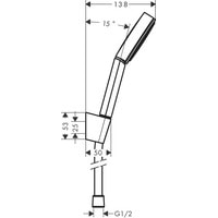 Душевой гарнитур Hansgrohe Pulsify 105 1jet 24301000 (хром) - фото2