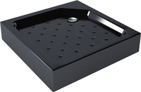 Душевой поддон Метакам Universal Black N 90x90 АПS_013576 (квадратный) - фото