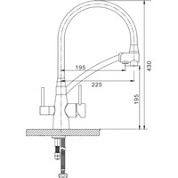 Смеситель Vieir V15007-C - фото2