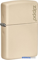 Зажигалка Zippo Classic Flat Sand Zippo Logo 49453ZL - фото