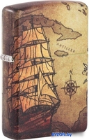 Зажигалка Zippo Pirate Ship Design 49355 - фото