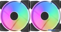 Набор вентиляторов Fractal Design Prisma AL-18 PWM FD-FAN-PRI-AL18-PWM-2P - фото