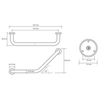 Поручень Bemeta 106107021 - фото2