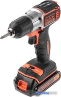 Дрель-шуруповерт Black & Decker ASD18K (с 1-им АКБ, кейс) - фото2