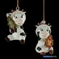Елочная игрушка Erich Krause Decor Новогодняя коровка 51241 - фото