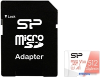 Карта памяти Silicon-Power Superior A1 microSDXC SP512GBSTXDV3V20SP 512GB - фото