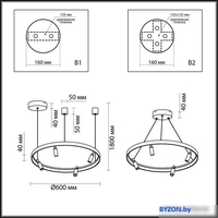 Подвесная люстра Odeon Light Fonda 4317/58L - фото2