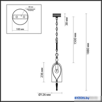 Подвесная люстра Odeon Light Bell 4892/1 - фото2