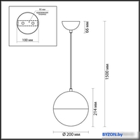Подвесная люстра Odeon Light Pinga 4958/1A - фото2