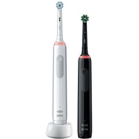 Комплект зубных щеток Oral-B Pro 3 3900 Duo Cross Action + Sensi White D505.523.3H - фото2