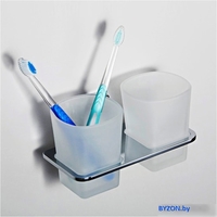 Набор стаканов для зубной щетки и пасты Wasserkraft Leine K-5028D - фото2
