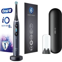 Электрическая зубная щетка Oral-B iO 8n (черный, 1 насадка) - фото