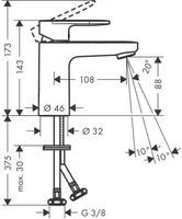 Смеситель Hansgrohe Vernis Blend 71580000 - фото2