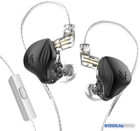 Наушники KZ Acoustics ZEX (с микрофоном, черный) - фото, картинка Наушники KZ Acoustics ZEX (с микрофоном, черный) - фото